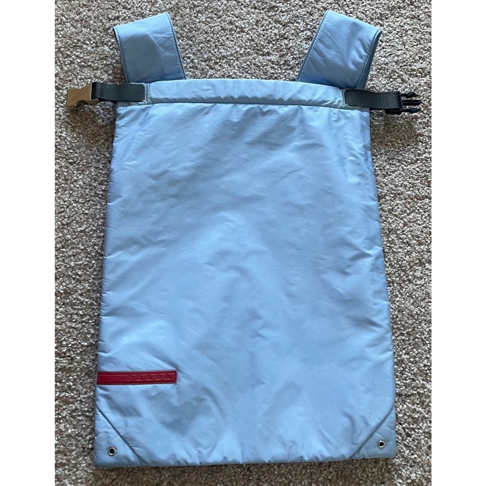 Vintage Prada Blue Backpack - Picture 2 of 3